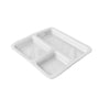 Varmora Plastic Partition Plate With 3 Compartments |100% Food-Grade BPA Free Material | Microwave-Safe, Dishwasher-Friendly | Set of 1