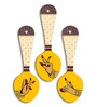 3 Pcs Hands Wooden New Spoons Hanging