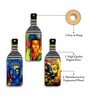 3 Pcs Buddha Wooden Bottles Hanging