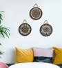 3 Pcs Traditional Wooden Circle Set Hanging