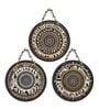 3 Pcs Traditional Wooden Circle Set Hanging