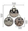 3 Pcs Traditonal Wooden Circle Set Hanging