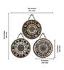 3 Pcs Traditional Wooden Circle Set Hanging