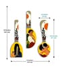 3 Pcs Girl Wooden New Spoons Hanging
