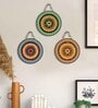 3 Pcs Traditional Wooden Circle Set Hanging