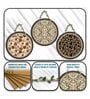 3 Pcs Wooden Circle Set Hanging
