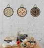 3 Pcs Wooden Circle Set Hanging