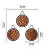 3 Pcs Traditional Wooden Circle Set Hanging