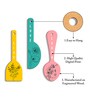 3 Pcs Flower Wooden New Spoons Hanging