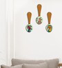 3 Pcs Trees Wooden New Spoons Hanging