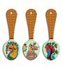 3 Pcs Trees Wooden New Spoons Hanging