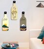 3 Pcs Hold My Hand Wooden Bottles Hanging