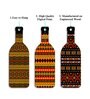 3 Pcs Metallic Wooden New Bottles Hanging