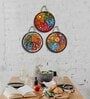 3 Pcs Abstract Wooden Circle Set Hanging