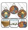 3 Pcs Sun Set Wooden Circle Set Hanging