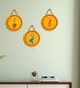 3 Pcs Odissi Wooden Circle Set Hanging