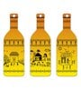 3 Pcs Traditional House Wooden New Bottles Hanging