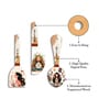 3 Pcs Beautiful Girl Wooden New Spoons Hanging