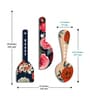 3 Pcs Flowerswooden New Spoons Hanging
