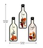 3 Pcs Love Love Laugh Wooden Bottles Hanging