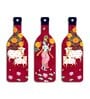 3 Pcs Kamdhenu Wooden New Bottles Hanging