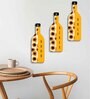 3 Pcs Good Vibe Only Wooden Bottles Hanging