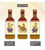 3 Pcs Horse Riding Wooden New Bottles Hanging