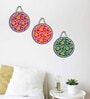 3 Pcs Rose Wooden Circle Set Hanging