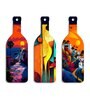 3 Pcs Moon Wooden New Bottles Hanging