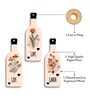 3 Pcs Love Live Laugh Flowers Wooden Bottles Hanging