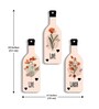 3 Pcs Love Live Laugh Flowers Wooden Bottles Hanging