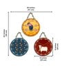 3 Pcsgau Mata Wooden Circle Set Hanging
