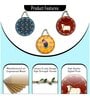 3 Pcsgau Mata Wooden Circle Set Hanging