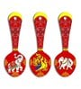 3 Pcs Elephant Wooden New Spoons Hanging