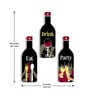 3 Pcs Party Wooden Bottles Hanging