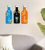 3 Pcs Welcom To Our Home Wooden New Bottles Hanging