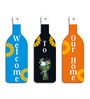 3 Pcs Welcom To Our Home Wooden New Bottles Hanging