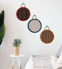 3 Pcs Geometric Wooden Circle Set Hanging
