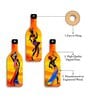 3 Pcs Dancing Girls Wooden Bottles Hanging