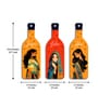 3 Pcs Transparent Wooden New Bottles Hanging