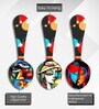 3 Pcs Abstract Wooden New Spoons Hanging
