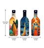 3 Pcs Turquoise Lady Wooden New Bottles Hanging