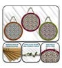 3 Pcs Abstract Wooden Circle Set Hanging