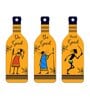3 Pcs Stone Age Wooden New Bottles Hanging