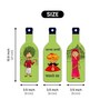 3 Pcs Rajasthani Wooden New Bottles Hanging
