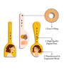 3 Pcs Lady Wooden New Spoons Hanging