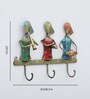 3 Safa Multicolour Iron Key Holder