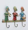 3 Safa Multicolour Iron Key Holder