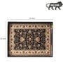 Black Engineered Wood(Set of 3) Serving Tray
