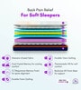 3-Zone Responsive Cooling Crystal Tech. Memory Foam 4 Inches Queen Size Mattress in White Colour